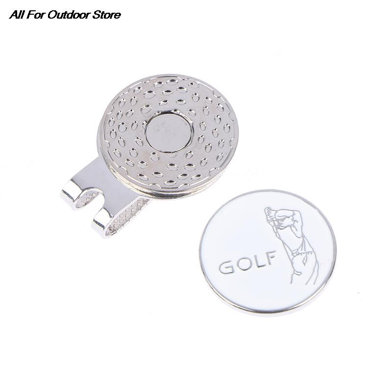 Golfo kamuoliuko žymeklio segtukas su magnetiniu kamuoliuko žyme One Putt golfo dėjimo lygiavimas Nukreipimo dangtelio spaustukai Drop Ship treniruočių pagalbinės priemonės priedai