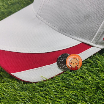 Маркери за топка за голф за мъже и жени, подвижни, закрепват се лесно към шапка за голф, маркер за топка за голф със стандартна магнитна щипка за шапка