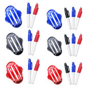 Golf labdavonal jelölő eszköz, igazítási labdajelölő gyakorlati segédeszközök golflabda jelölő toll