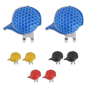 Μαρκαδόρος γκολφ Κλιπ καπέλου μαρκαδόρου Cute 2 τεμαχίων χρώματα