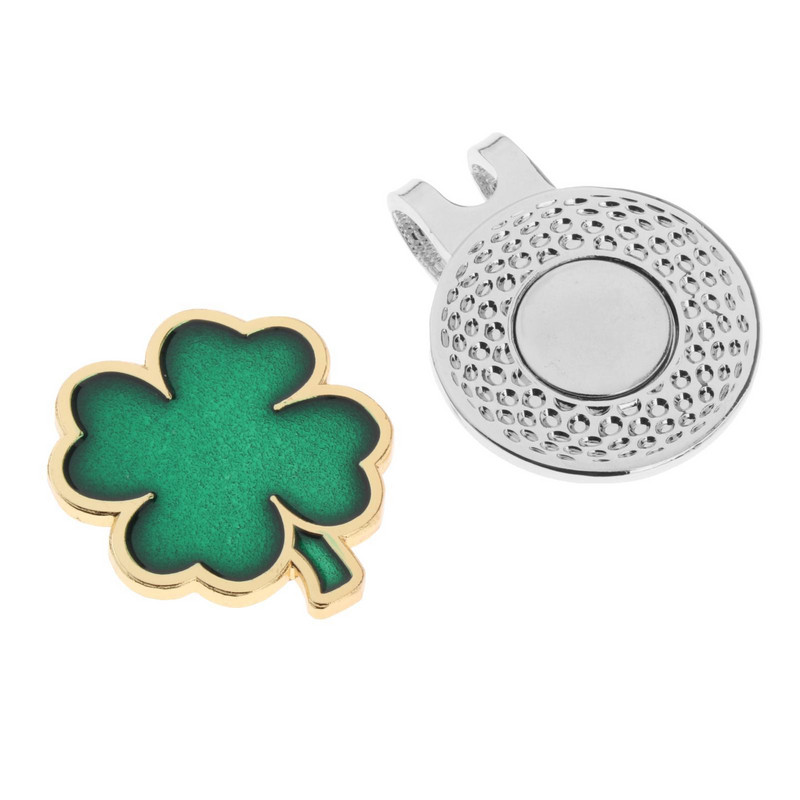 Újdonság golflabda jelölő sapkacsipesz fém golyós jelölő golf ajándék golf sport kiegészítők labda jelzés hölgyeknek férfiak női golfozók