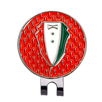 Golfa bumbiņu marķieri vīriešu sieviešu golfa spēlētāji piestiprina golfa bumbiņu marķieri ar magnētu saules cepures klipsi Bumbu marķieri sakausējuma golfa rīks lietošanai ārā