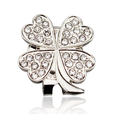 Golflabda jelölő + golfsapka kapocs mágneses banán eper Lucky Leaf hordozható ötvözet tartós ajándék golfozó golftartozékok