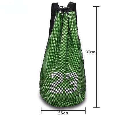 Krepšinio krepšys Krepšinio krepšys Treniruočių sportinė kuprinė Fitneso kuprinės laikymo krepšysFutbolo tinklinio tinklinis kišeninis krepšys