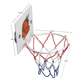 Мини баскетболен кош Комплект вътрешна пластмасова баскетболна табла Домашни спортове Обръчи за баскетболна топка за деца Забавна игра Фитнес Excersise
