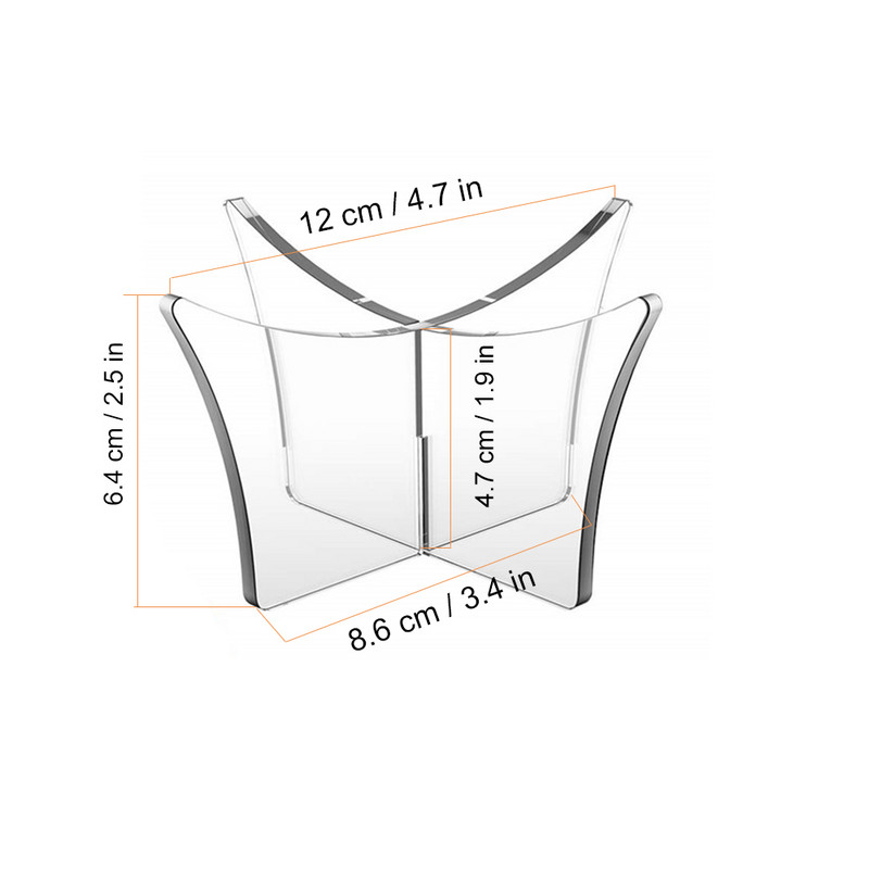 Kuumade tugedega kronsteiniga võrkpallialus jalgpalli võrkpalli korvpalli palli vitriinist akrüülist hoidiku kinnitus läbipaistev korvpall