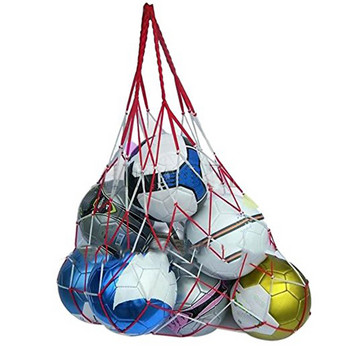 Balls Carry Net Bag Outdoor Sporting Network ποδοσφαίρου Φορητός αθλητικός εξοπλισμός μπάσκετ Βόλεϊ μπάλα δίχτυ