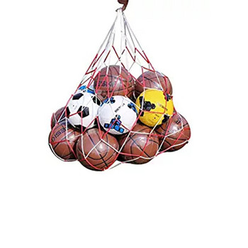 Balls Carry Net Bag Outdoor Sporting Network ποδοσφαίρου Φορητός αθλητικός εξοπλισμός μπάσκετ Βόλεϊ μπάλα δίχτυ