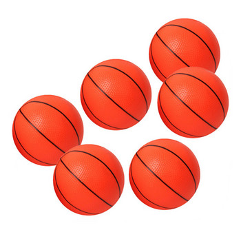 6 бр. 12 см баскетболна топка без помпа Малки мини детски надуваеми баскетболни топки Удобни забавни спортове на закрито Игри за родители и деца Играчки
