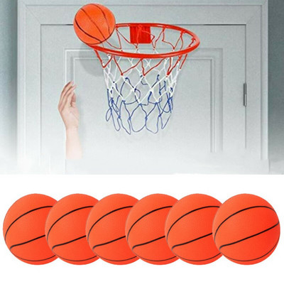 6 vnt. 12 cm krepšinis be siurblio Maži mini vaikai pripučiami krepšinio kamuoliai Patogūs pramogos patalpose Sportas Tėvų ir vaikų žaidimai