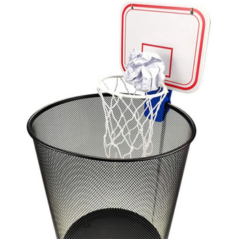 Спортен офис Щипка за баскетболен кош за кофа за боклук Баскетболна игра Малка щипка за баскетболна дъска за кошче за отпадъци