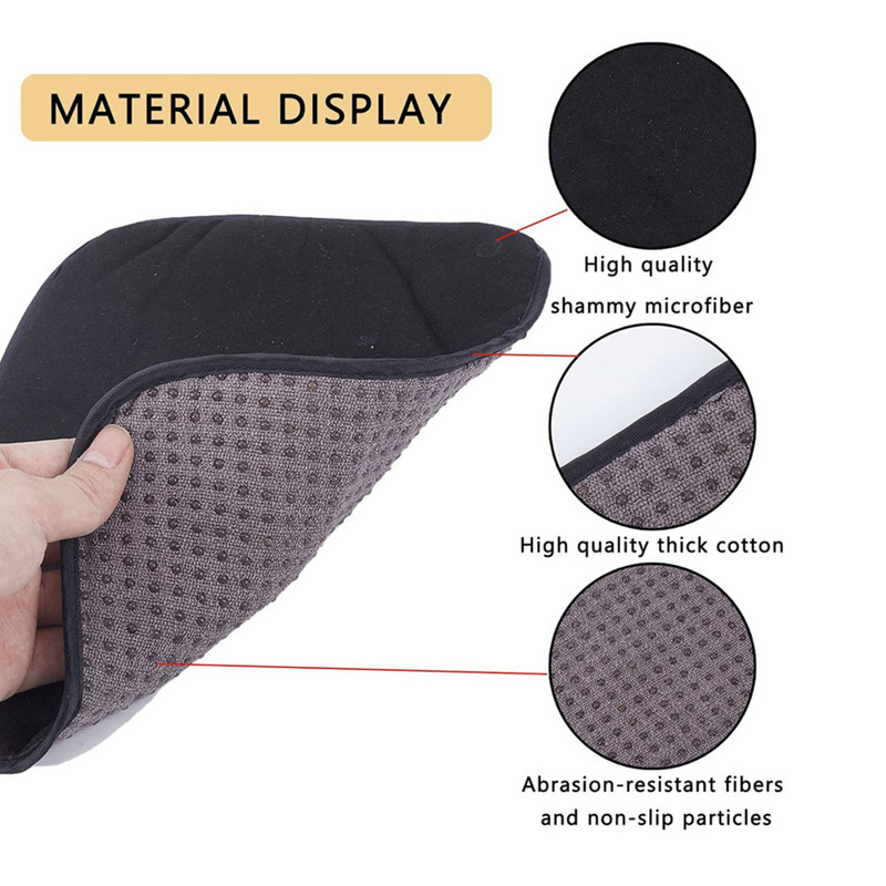 Mikrokiust keeglipoleerimislapp plekkide eemaldamiseks Must Bowling pallimatt libisemiskindel kaasaskantavad kerged pehmed sporditarvikud