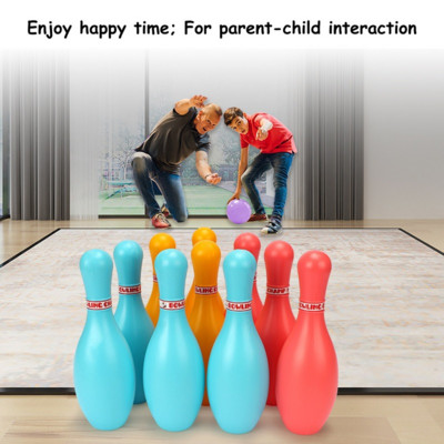 1 Set 12PCS Bowling Toys Funny Educational Durable Bowling Pins Bowling Toys for Kids