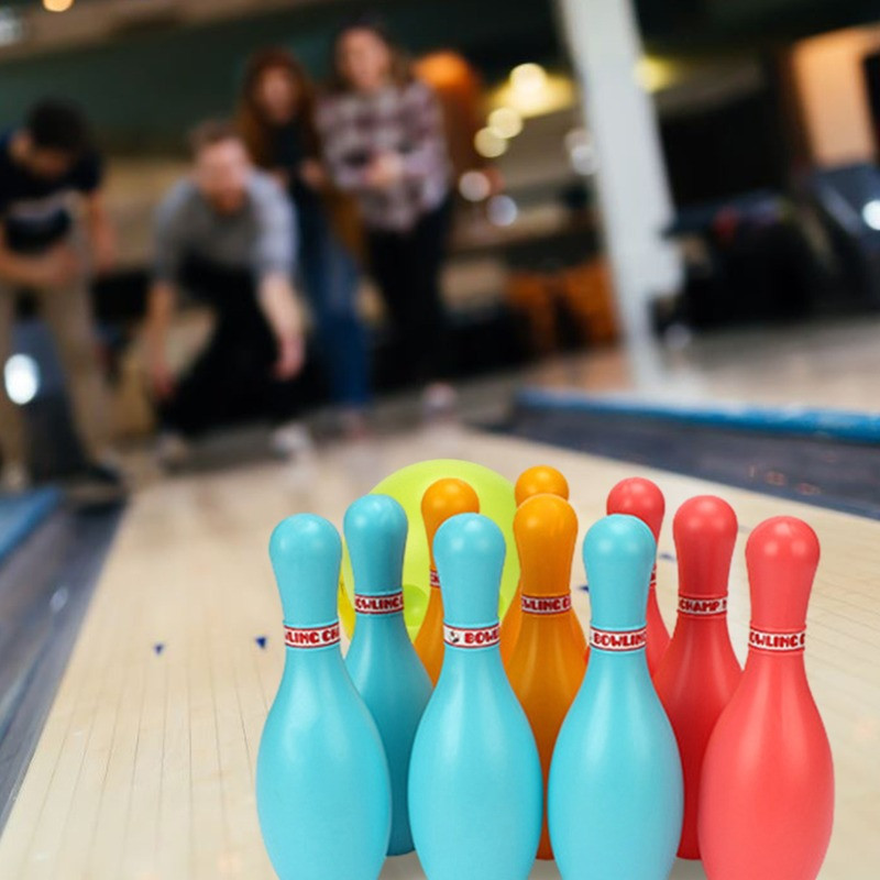 1 rinkinys 12 vnt boulingo žaislai Juokingi lavinantys patvarūs boulingo kaiščiai Boulingo žaislai vaikams