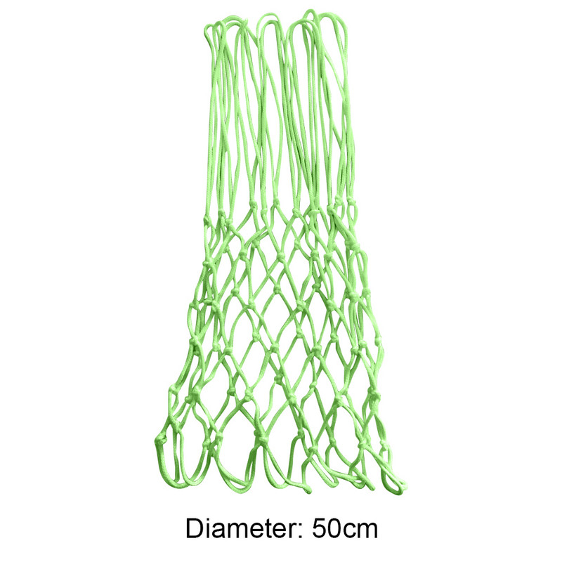 Sötétben világító kosárlabda háló szabvány méretű világító kosárlabda háló, ütés elleni hálós kültéri sporttartozékok