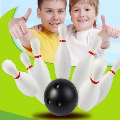 12 бр./компл. Детски боулинг комплект за игра на открито Спорт на закрито Обучаваща играчка Подарък