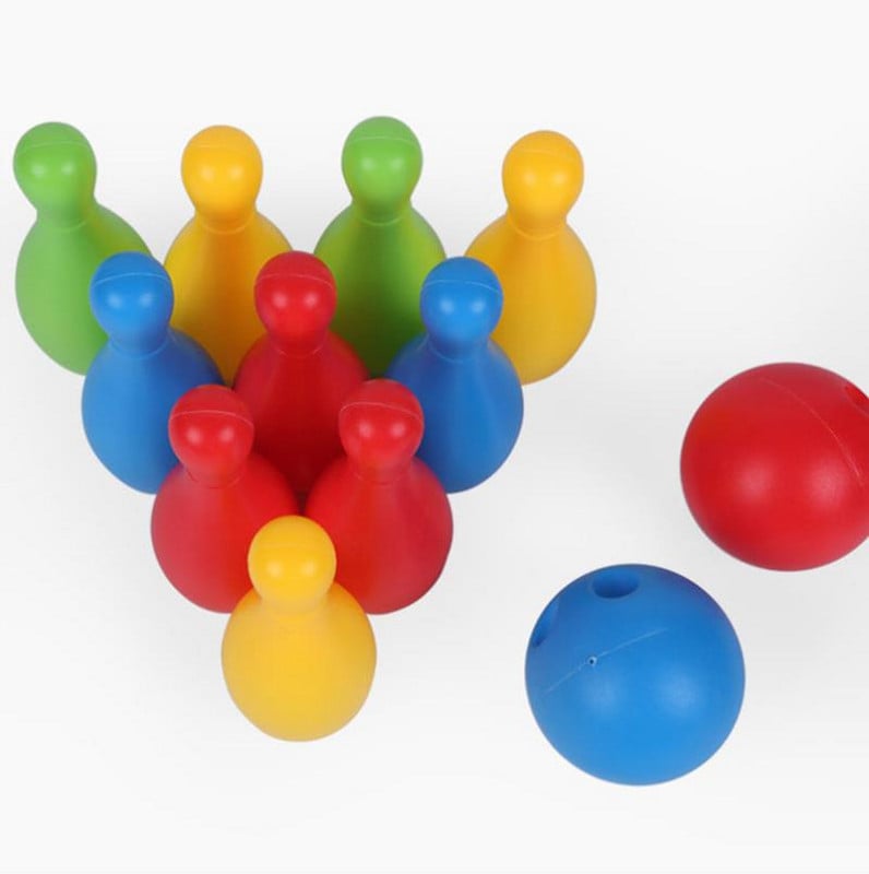 Laste keeglikomplekt Laste õppemänguasjad Plastikust keeglipudeli pall muruaeda siseruumides ja välitingimustes sporditarvikud