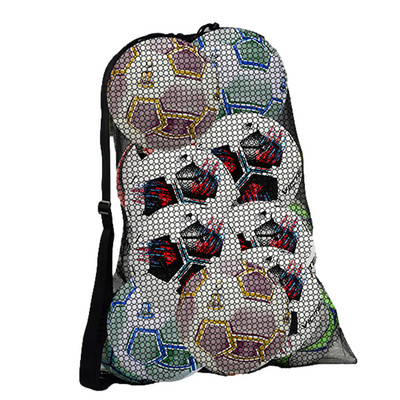 Водоустойчива футболна чанта за съхранение, топка, волейболна чанта, много голяма външна баскетболна мрежа, мрежа с шнурове, спортни