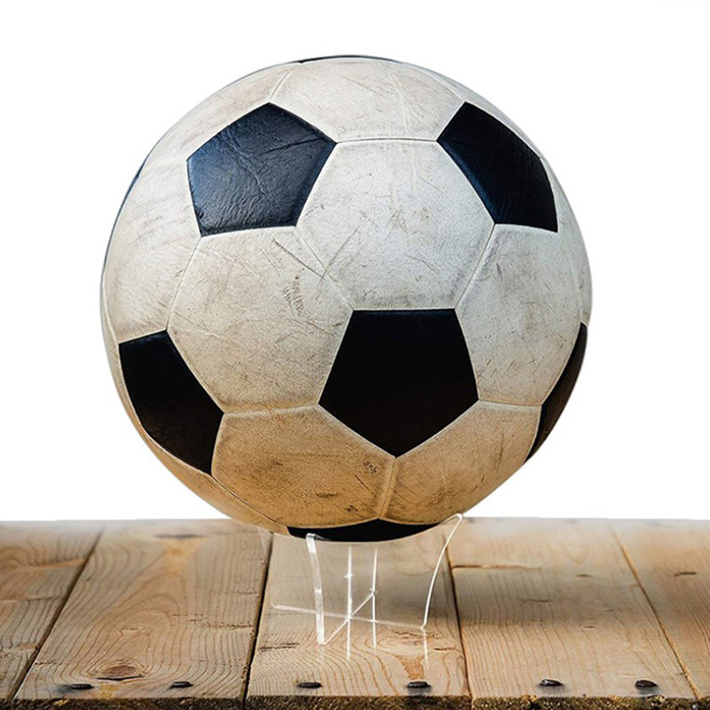 1 vnt. skaidrus akrilo kamuoliukų stovo ekrano laikiklis Futbolo tinklinio regbio kamuoliuko laikiklis Futbolo krepšinio stovo atraminis pagrindas