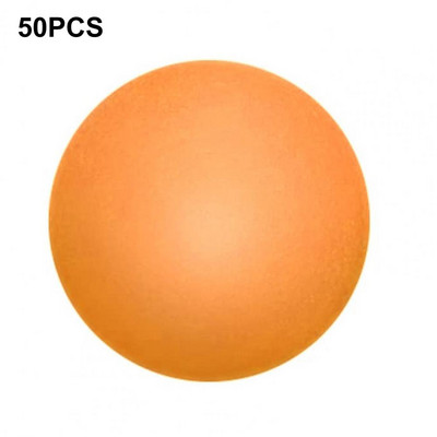 50 kom/pak. 40 mm matirana ping-pong loptica, prijenosna bijela narančasta loptica za stolni tenis otporna na hrđu ABS loptice za vježbanje