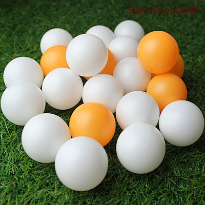 150Pcs 45mm White Orange Ping Pong Balls Washable Drinking Practice Table Tennis Ball