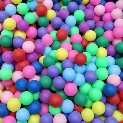 150 įvairių spalvų stalo teniso kamuoliukų pakuotė „pasidaryk pats“ rankdarbių kūrimas 40 mm kamuoliukų asortimentas, keičiamos dalys sportui