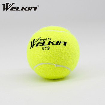 WELKIN 3pcs Training Tennis Professional Training Ball Tennis With Carry Bag High bounce for Family Friend Beginner School Club