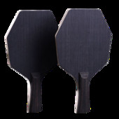 Küberkujuline kuusnurk puhas puidust kondine materjal lauatennise tera, 5 kihti popla lauatennisereket treenimiseks