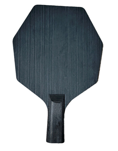 Küberkujuline kuusnurk puhas puidust kondine materjal lauatennise tera, 5 kihti popla lauatennisereket treenimiseks