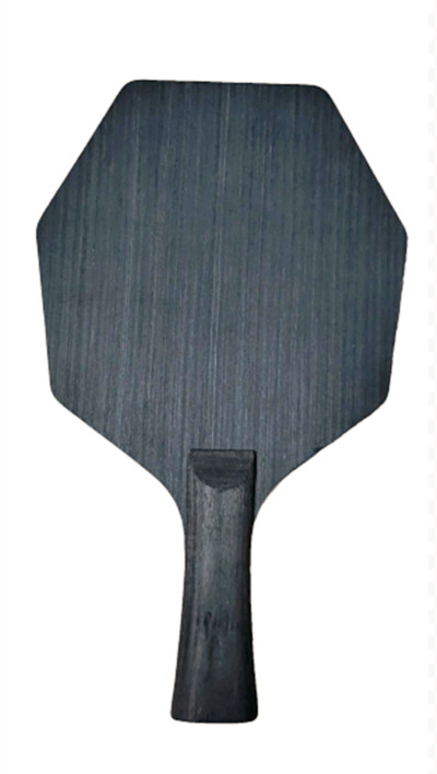 Küberkujuline kuusnurk puhas puidust kondine materjal lauatennise tera, 5 kihti popla lauatennisereket treenimiseks