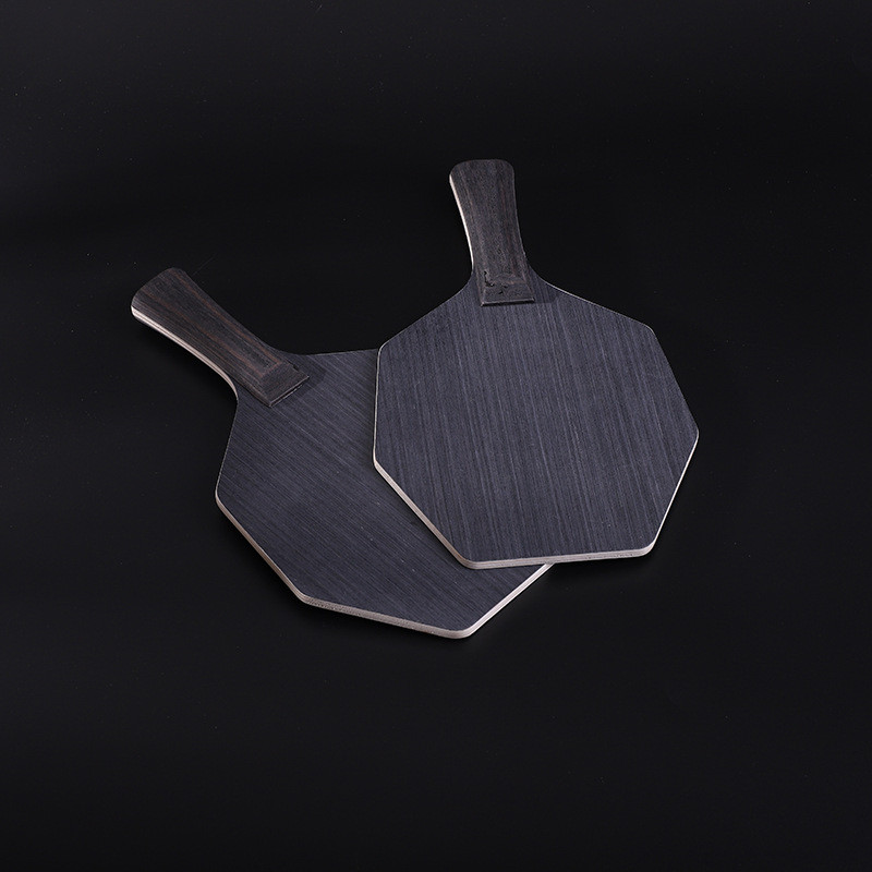 Küberkujuline kuusnurk puhas puidust kondine materjal lauatennise tera, 5 kihti popla lauatennisereket treenimiseks