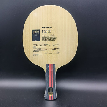 Sanwei CC 5+2 Soft Carbon OFF Тенис на маса Carbon Blade Ping Pong Racket Bat with Free Case