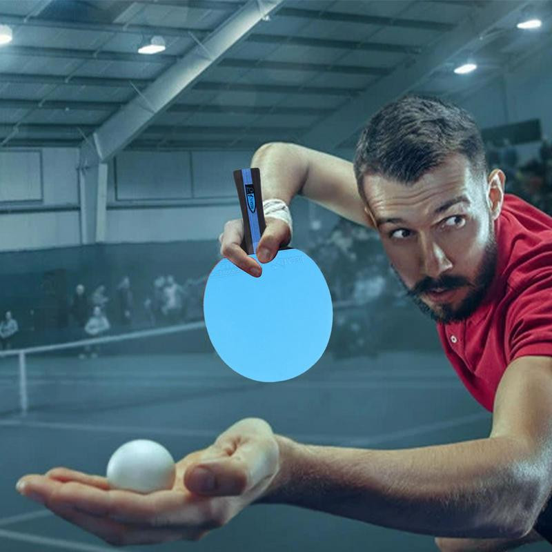 Pika kummikattega käepidemega vastupidav lauatennise reket, professionaalne lauatennise aer algajale keskmise tasemega meistermängimiseks