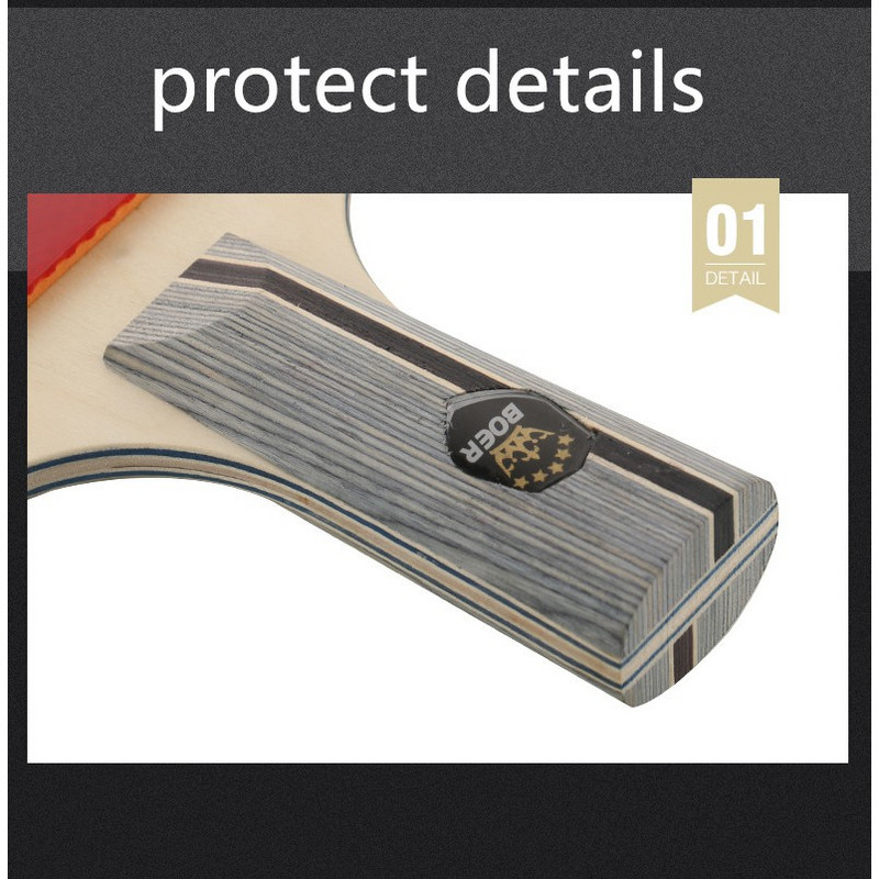 1x lauatennise reket, kahe näoga vistrikuga kummist lauatennisekurika lauatennise aereket koos kotiga