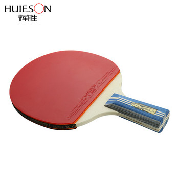 Huieson 3-звездна единична ракета за тенис на маса с пъпки от гума Леко и качествено гребло за прилеп за пинг-понг с чанта за съхранение Тийнейджъри