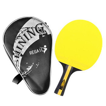 Ping Pong Paddle Тенис на маса ракета с чанта за носене за начинаещи Момчета Момичета Детски ракети Спорт