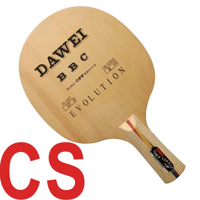 Originaal DAWEI BBC lauatennise pliiatsihoidja lühike CS lauatennise teraga pingpongi reket