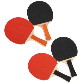 REGAIL A508 Комплект гребла за топки за понг Тенис на маса Комплект ракети за ръкостискане Слой от дърво и гума Мека гъба Домашно забавление