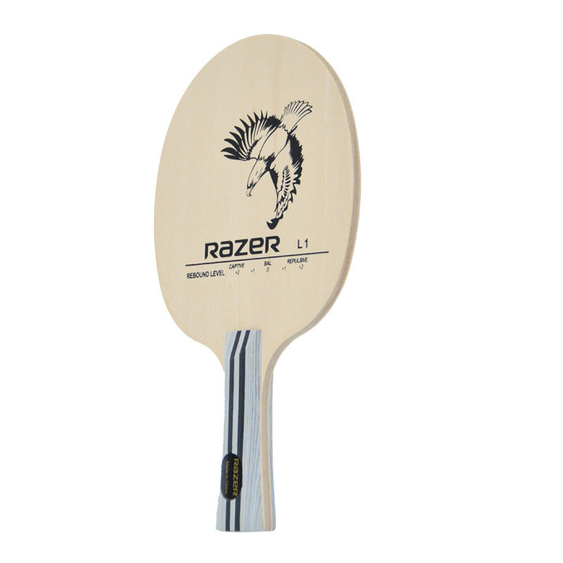 1 tk Originaalne RAZER L1 lauatennise teraga alusreket, 5 kihiga puidust lauatennise teraga lauatenniselaua kurika pingpongi mõla