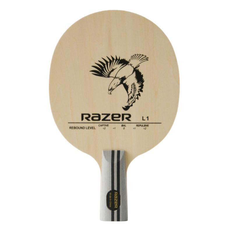 1 tk Originaalne RAZER L1 lauatennise teraga alusreket, 5 kihiga puidust lauatennise teraga lauatenniselaua kurika pingpongi mõla