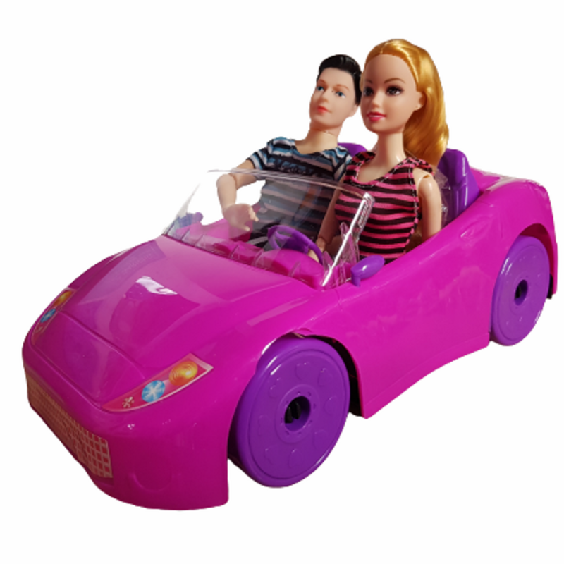 Комплект Кукли Ahelos, С кабриолет, Пластмасови, 30х20х20