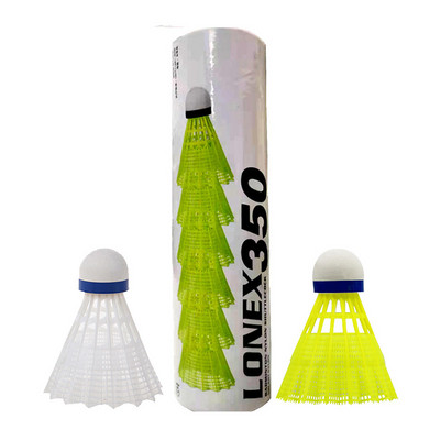 6 buc/set Nylon Volan de masă Fibră Cap bilă rotund complet din lână Badminton din plastic pentru antrenament în aer liber Durabil