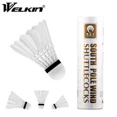 Badminton Shuttlecock White Goose lentos plunksna Skraidymas Stabilumas Patvarus Shuttlecock Rutulinis plunksnų plunksnas kambarinis 3 vnt / 6 vnt
