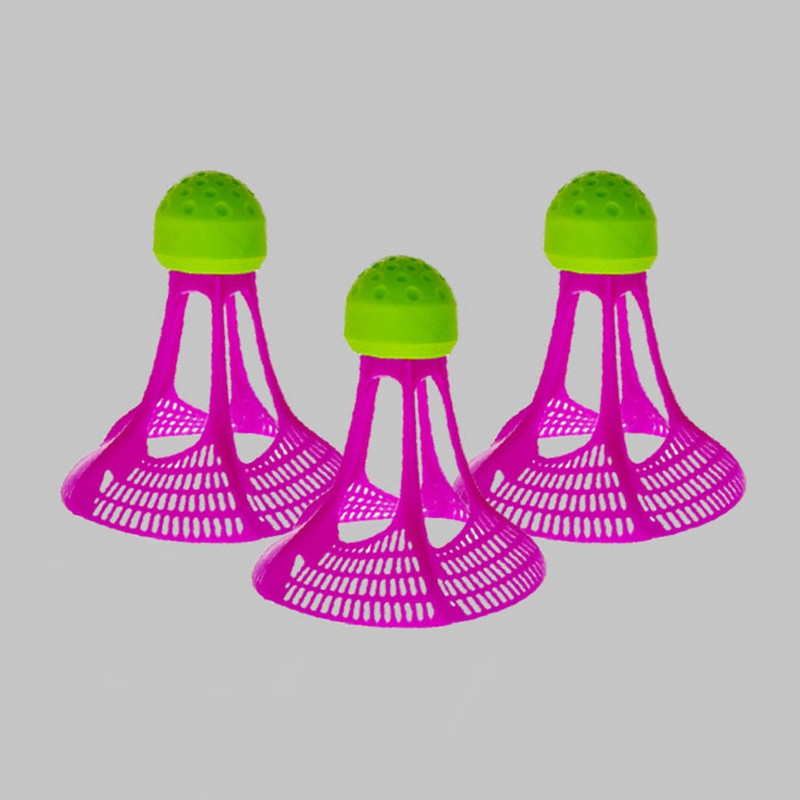 Tuulekindel sulgpall välisulgpall tuulekindel plastikust nailonpallid Shuttlecock talli takistusega spordi treeningpallid