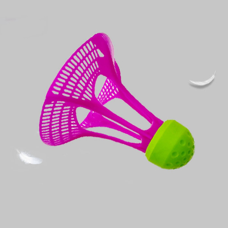 Tuulekindel sulgpall välisulgpall tuulekindel plastikust nailonpallid Shuttlecock talli takistusega spordi treeningpallid