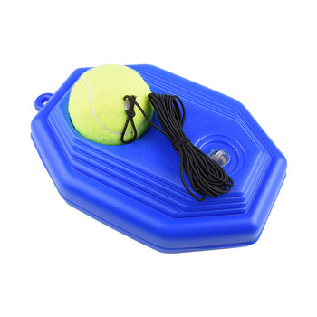 Βάση βοηθημάτων προπόνησης τένις βαρέως τύπου με ελαστική μπάλα με σχοινί Εξάσκηση Self-Duty Rebound Tennis Trainer Partner Sparring Device