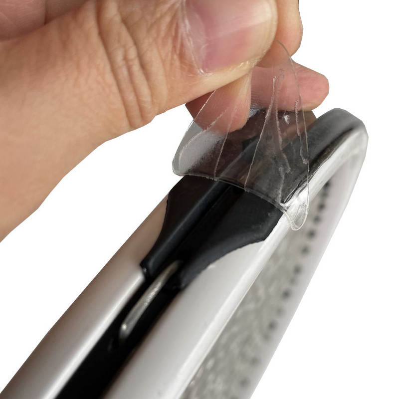 Tasuta kohaletoimetamine 4 tk 37 cm läbipaistev aereketi raami kaitse TPU kleebised, mis vähendavad tennise lööke ja hõõrdumist