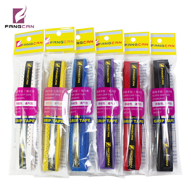 FANGCAN 3TK FANGCAN perforeeritud tennise käepideme teip libisemisvastane higipaela kate sulgpalli squashi aereketile