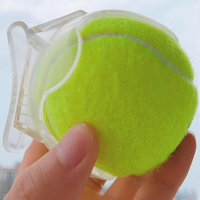 1PCS Щипка за топка за тенис Оборудване за практическо обучение Здрава конструкция за топка за тенис Щипка за тенис на талията Държач за топка за тенис