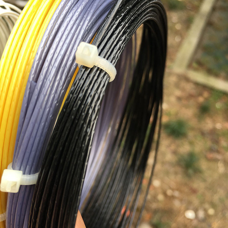 1 db ingyenes szállítás 12M 125 ALU 17L/1,25mm tenisz húr 4 szín